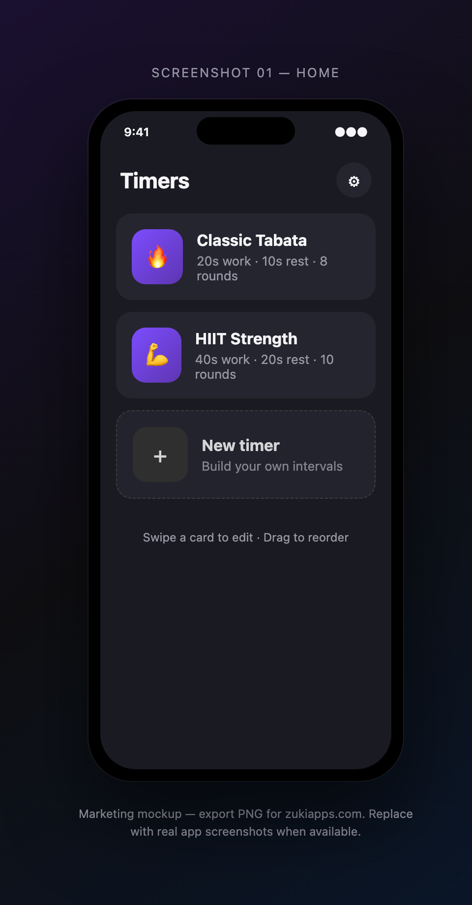 Home — power interval timer